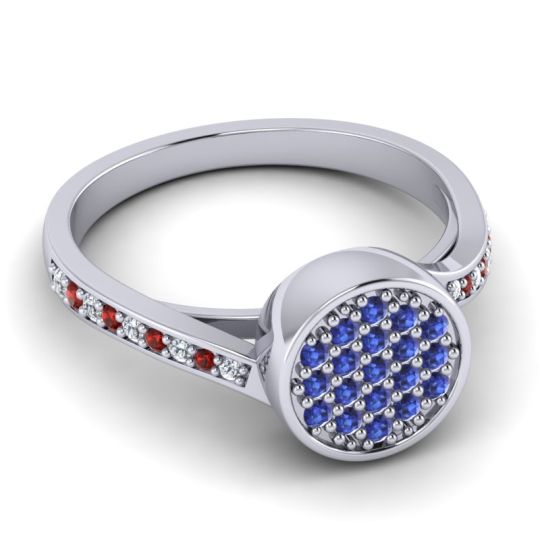 Statement Floral Pave Cakra Ring