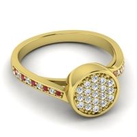 Statement Floral Pave Cakra Ring