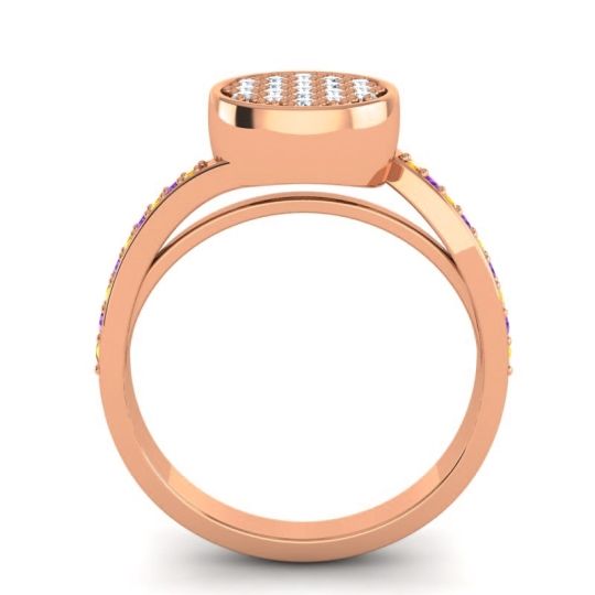 Statement Floral Pave Cakra Ring