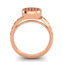 Statement Floral Pave Cakra Ring