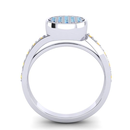 Statement Floral Pave Cakra Ring