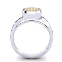 Statement Floral Pave Cakra Ring