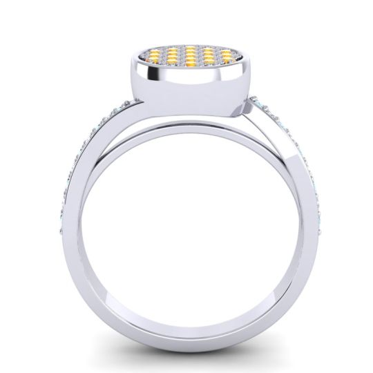 Statement Floral Pave Cakra Ring