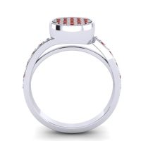 Statement Floral Pave Cakra Ring