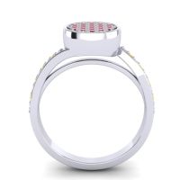 Statement Floral Pave Cakra Ring