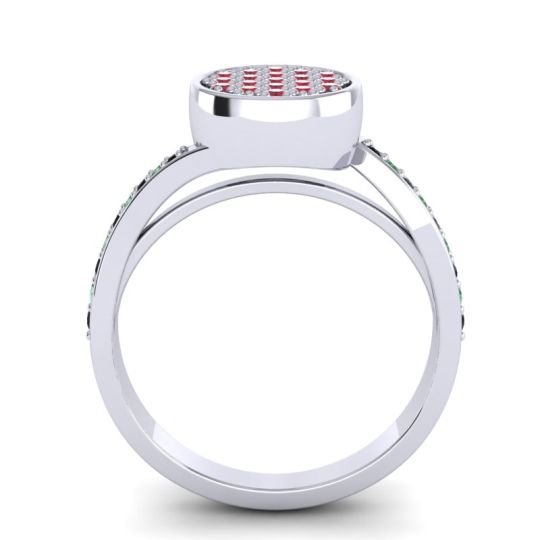 Statement Floral Pave Cakra Ring