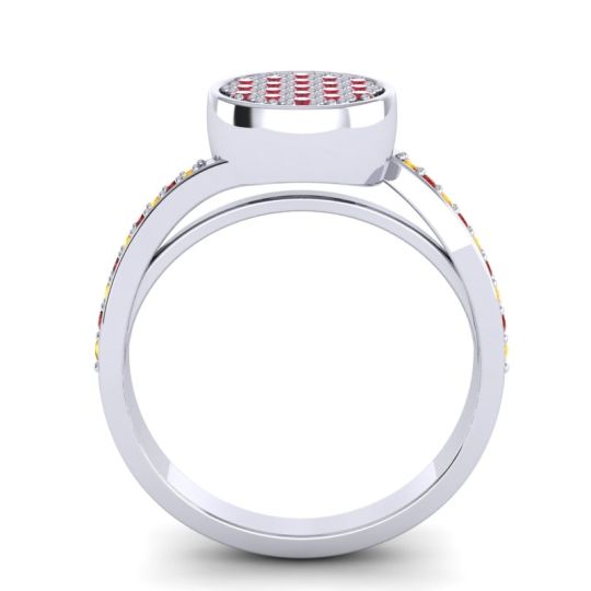 Statement Floral Pave Cakra Ring