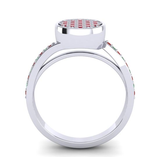 Statement Floral Pave Cakra Ring