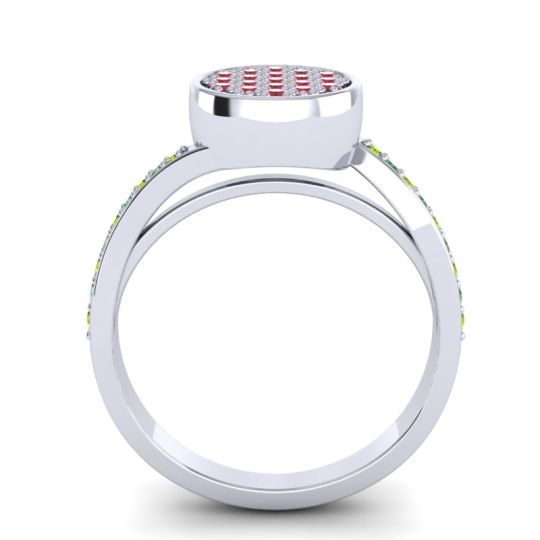 Statement Floral Pave Cakra Ring