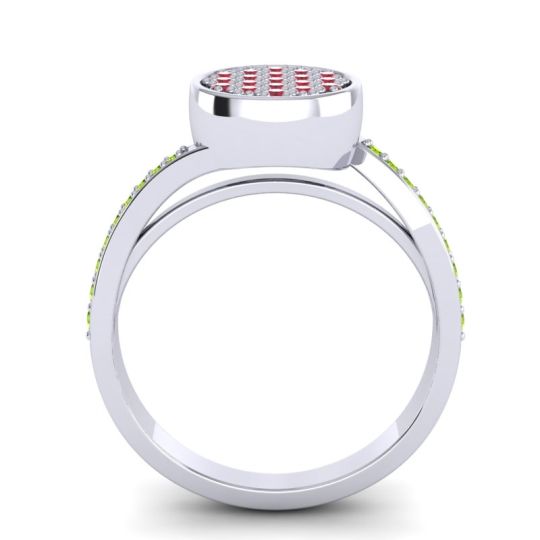 Statement Floral Pave Cakra Ring