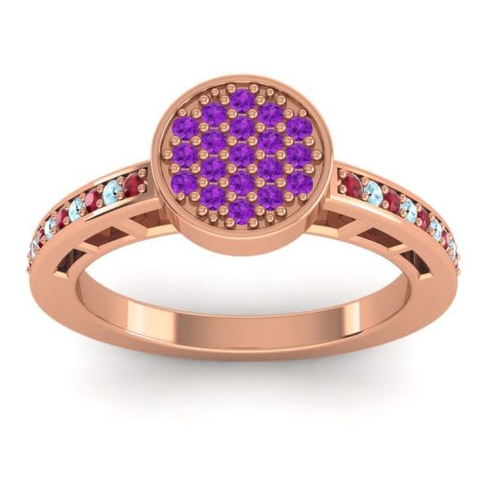 Statement Floral Pave Dipika Ring