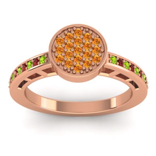 Statement Floral Pave Dipika Ring