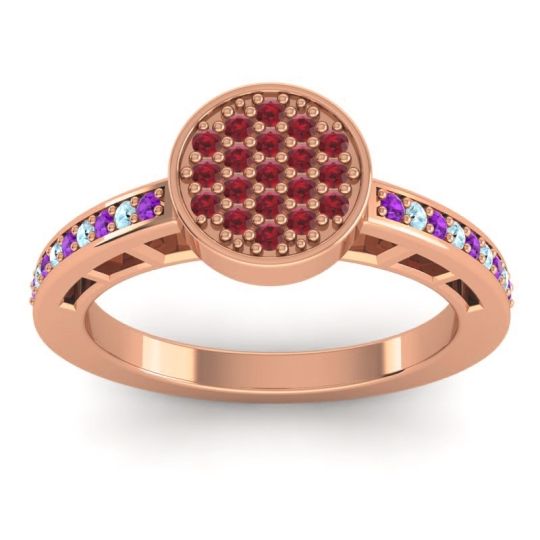Statement Floral Pave Dipika Ring