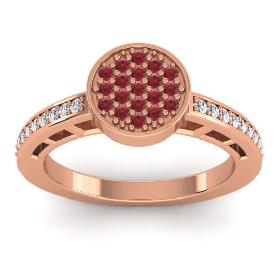 Statement Floral Pave Dipika Ring