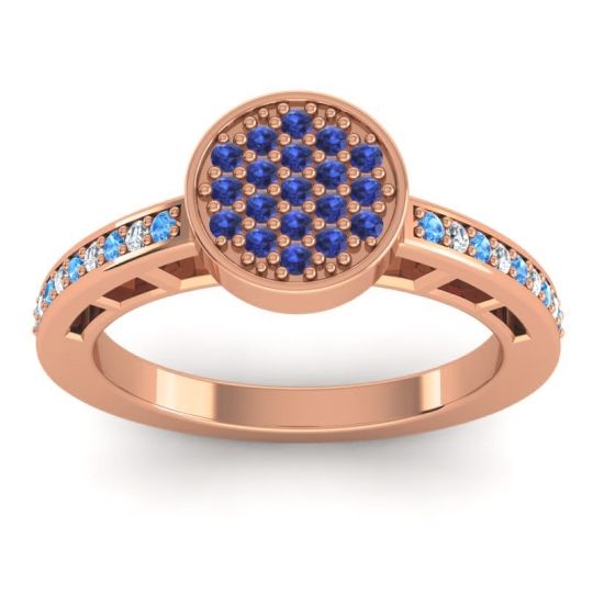 Statement Floral Pave Dipika Ring