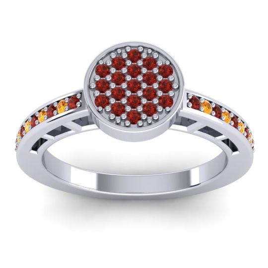 Statement Floral Pave Dipika Ring