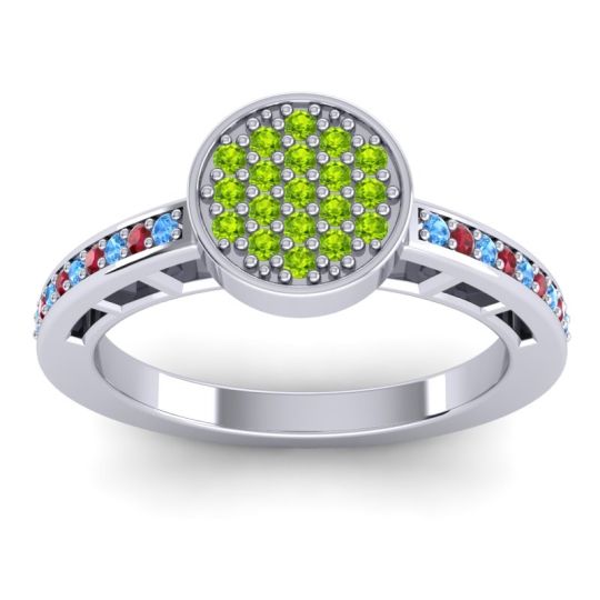 Statement Floral Pave Dipika Ring