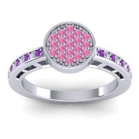 Statement Floral Pave Dipika Ring