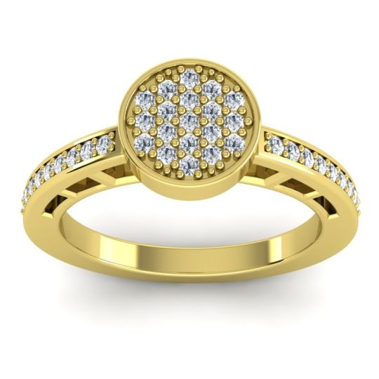 Statement Floral Pave Dipika Ring