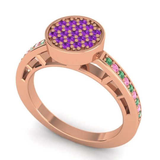 Statement Floral Pave Dipika Ring