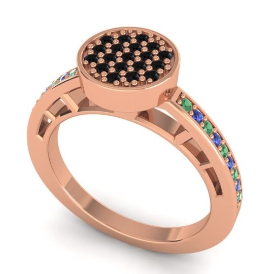 Statement Floral Pave Dipika Ring
