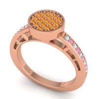Statement Floral Pave Dipika Ring