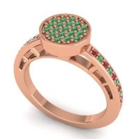 Statement Floral Pave Dipika Ring