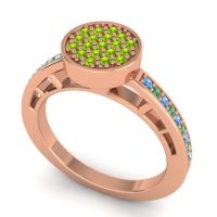 Statement Floral Pave Dipika Ring