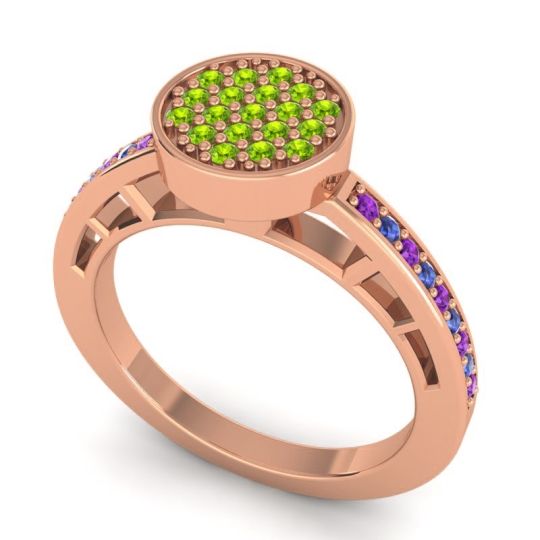 Statement Floral Pave Dipika Ring