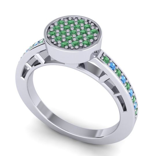 Statement Floral Pave Dipika Ring