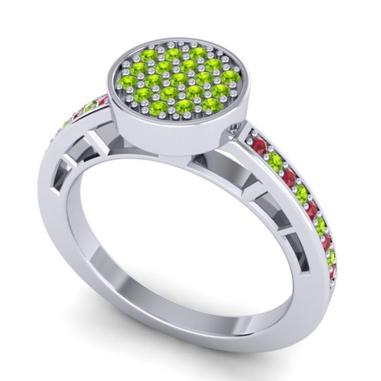 Statement Floral Pave Dipika Ring