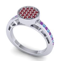 Statement Floral Pave Dipika Ring