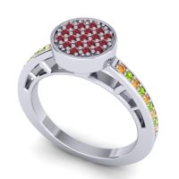 Statement Floral Pave Dipika Ring
