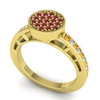 Statement Floral Pave Dipika Ring