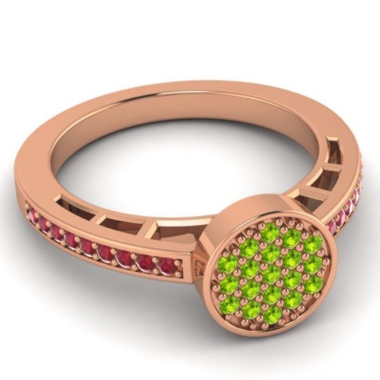 Statement Floral Pave Dipika Ring