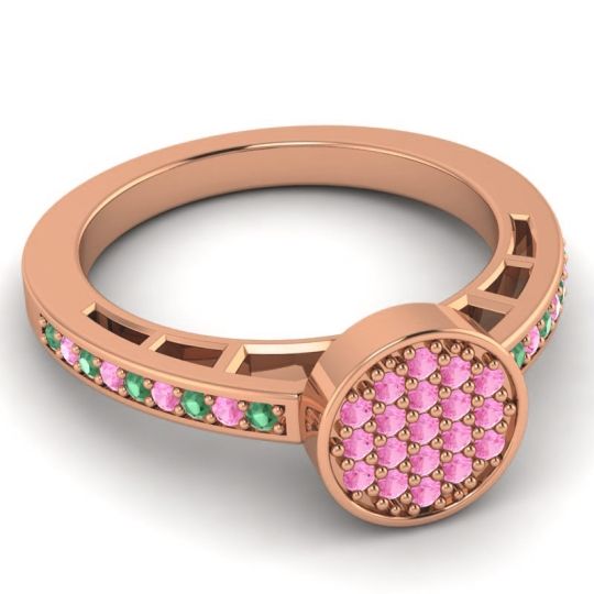 Statement Floral Pave Dipika Ring