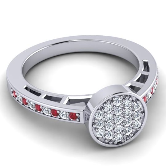 Statement Floral Pave Dipika Ring