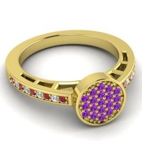 Statement Floral Pave Dipika Ring