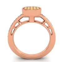 Statement Floral Pave Dipika Ring