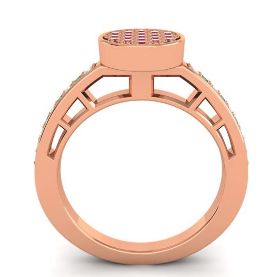 Statement Floral Pave Dipika Ring