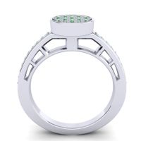 Statement Floral Pave Dipika Ring