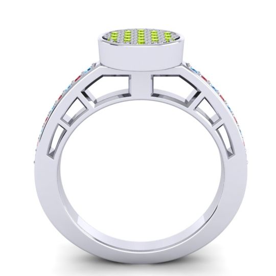 Statement Floral Pave Dipika Ring