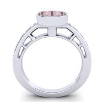 Statement Floral Pave Dipika Ring