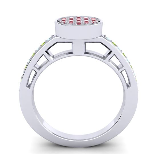 Statement Floral Pave Dipika Ring