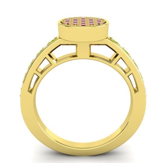 Statement Floral Pave Dipika Ring