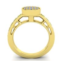 Statement Floral Pave Dipika Ring