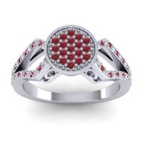 Statement Floral Pave Atapa Ring