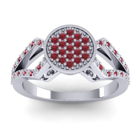 Statement Floral Pave Atapa Ring