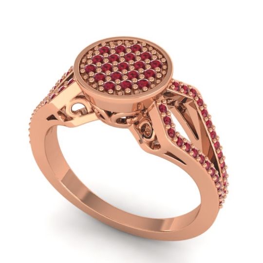 Statement Floral Pave Atapa Ring
