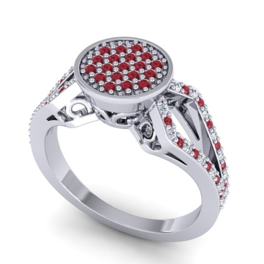 Statement Floral Pave Atapa Ring